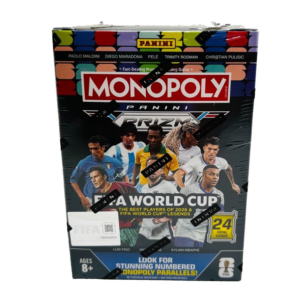 2026 PANINI PRIZM MONOPOLY FIFA WORLD CUP 2026 Trading Card SOCCER BLASTER BOX - Picture 2 of 6